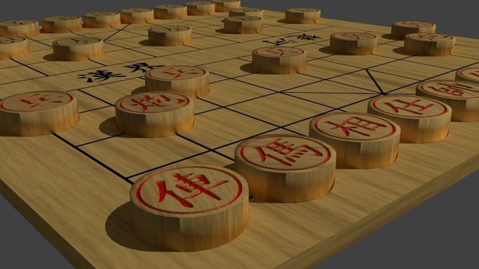 Xiangqi chinese chess board