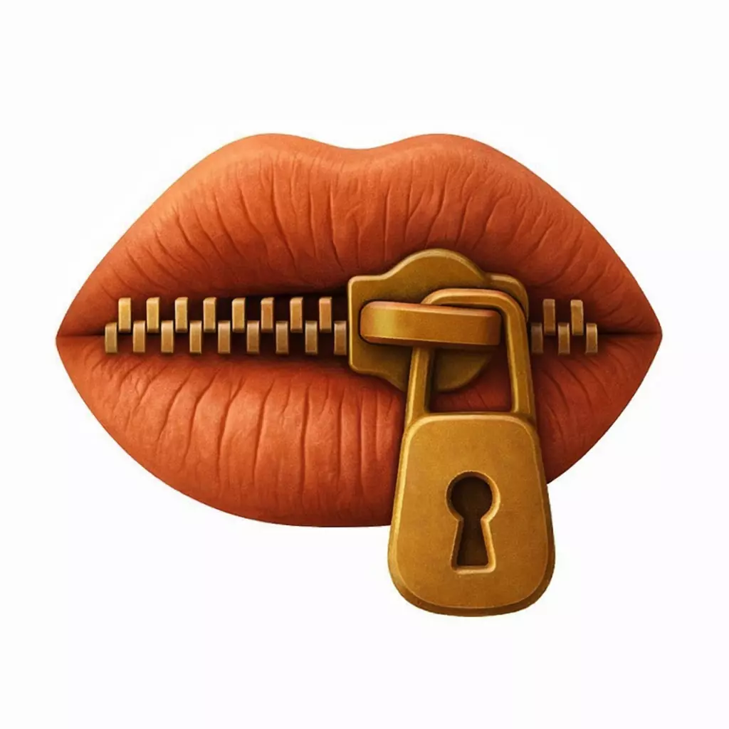 Pendant Lips Zip Pendant Trending Jewelry 3D print model
