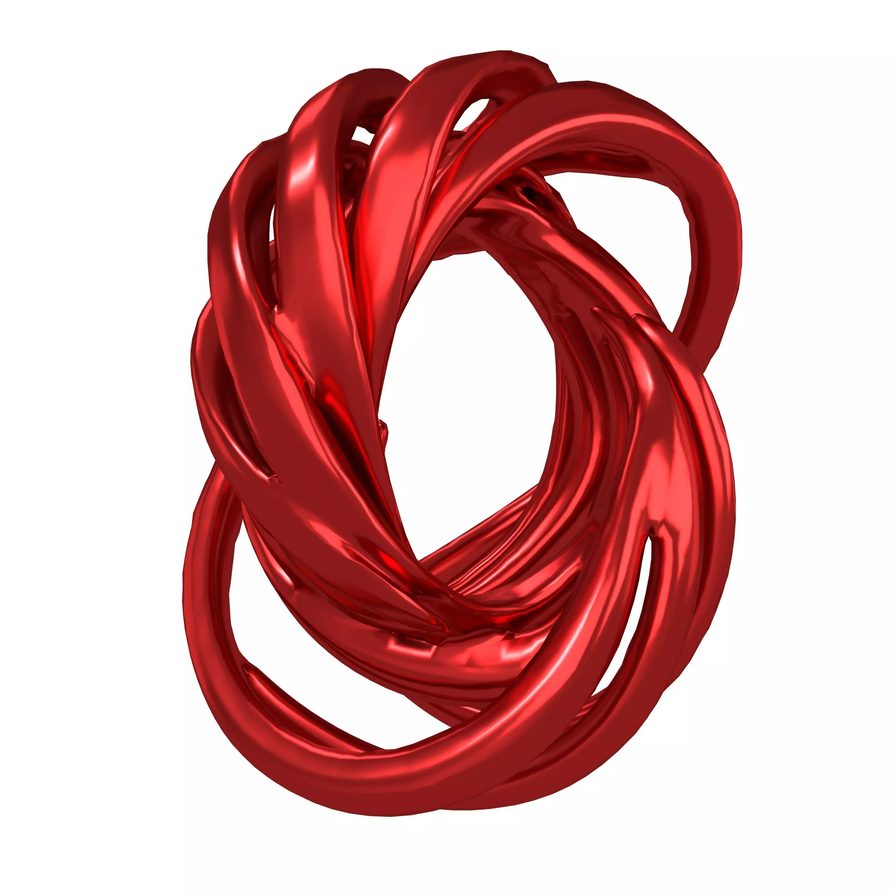 Abstract Ring Shape v6 005 Low-poly 3D model