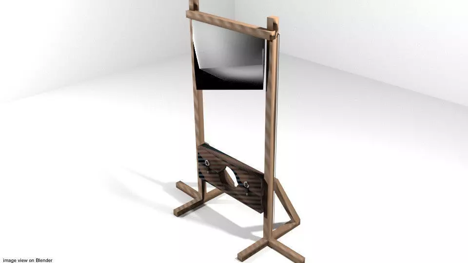 Punishment Device - Chopping Head 3D model_0