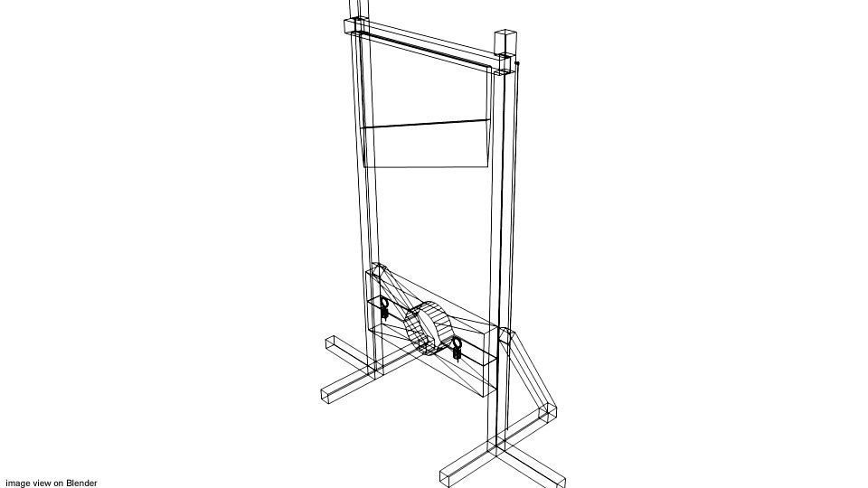 Punishment Device - Chopping Head 3D model_3