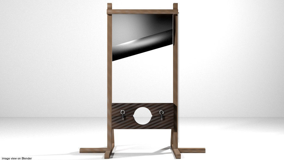 Punishment Device - Chopping Head 3D model_1