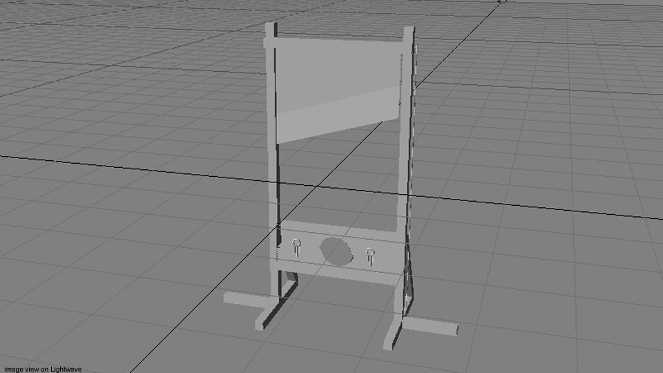 Punishment Device - Chopping Head 3D model_4