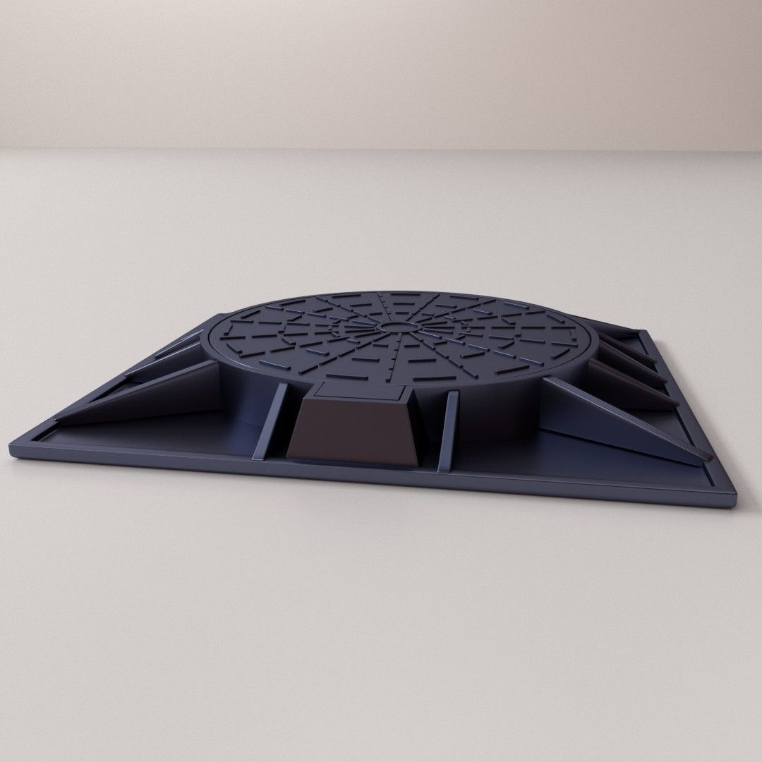 Manhole Cover 3D model_2