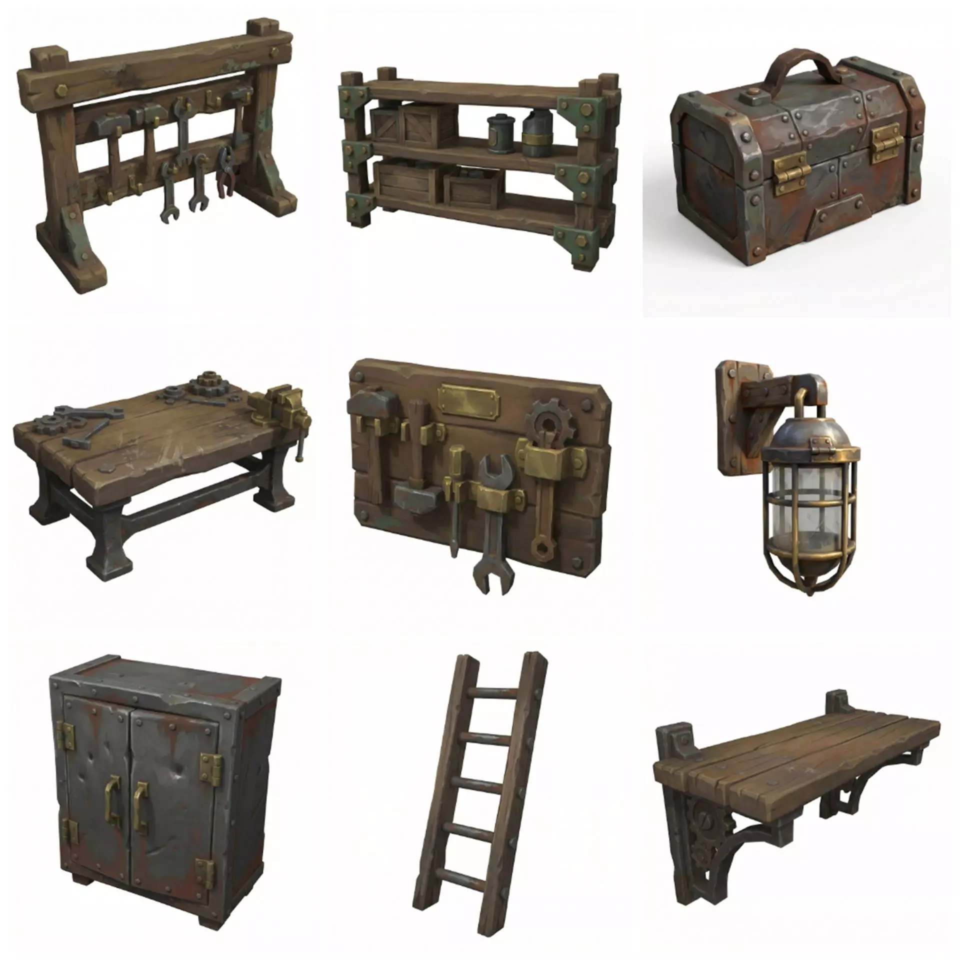 assets pack 1 3D model
