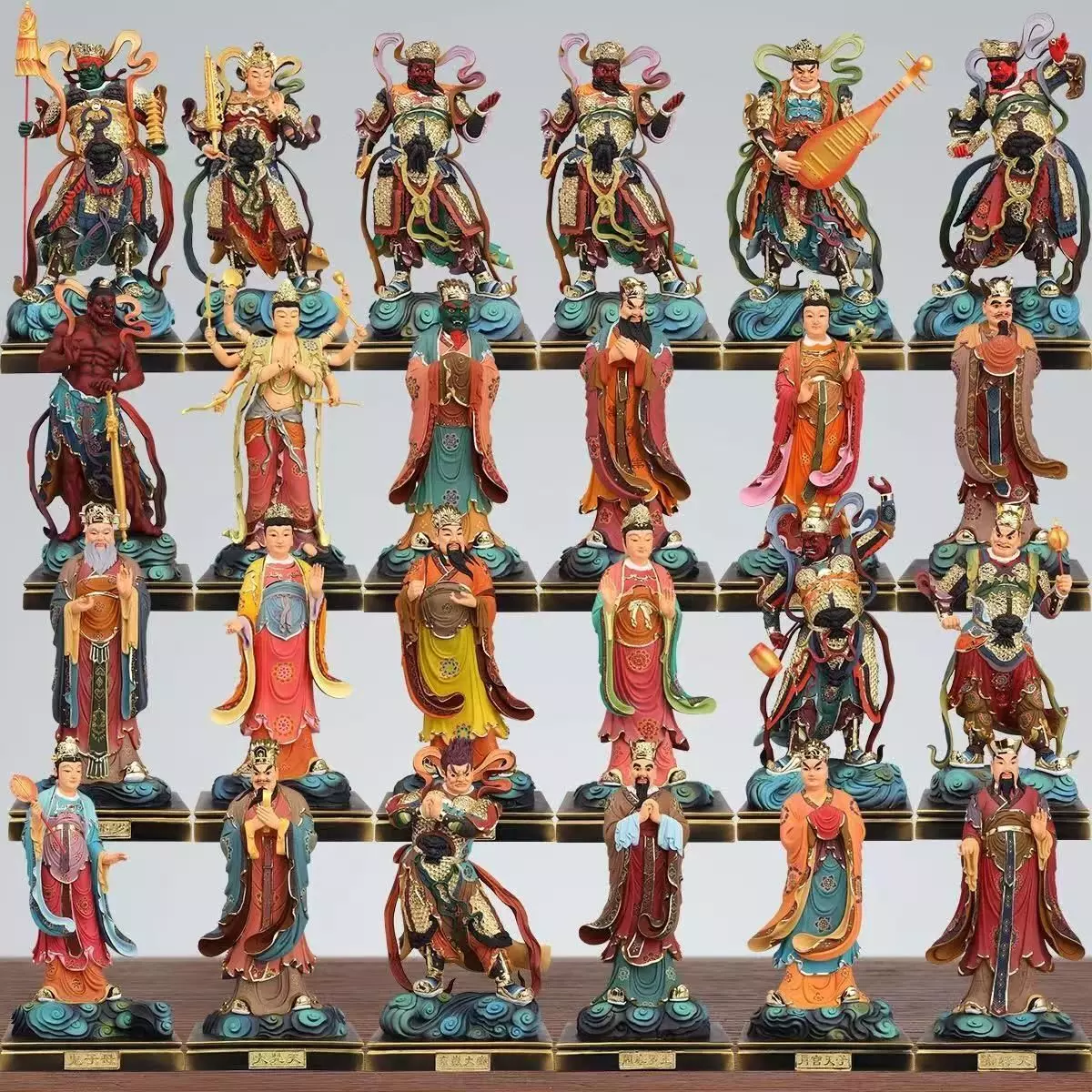 3D printed model of the 24 deities 3D print model