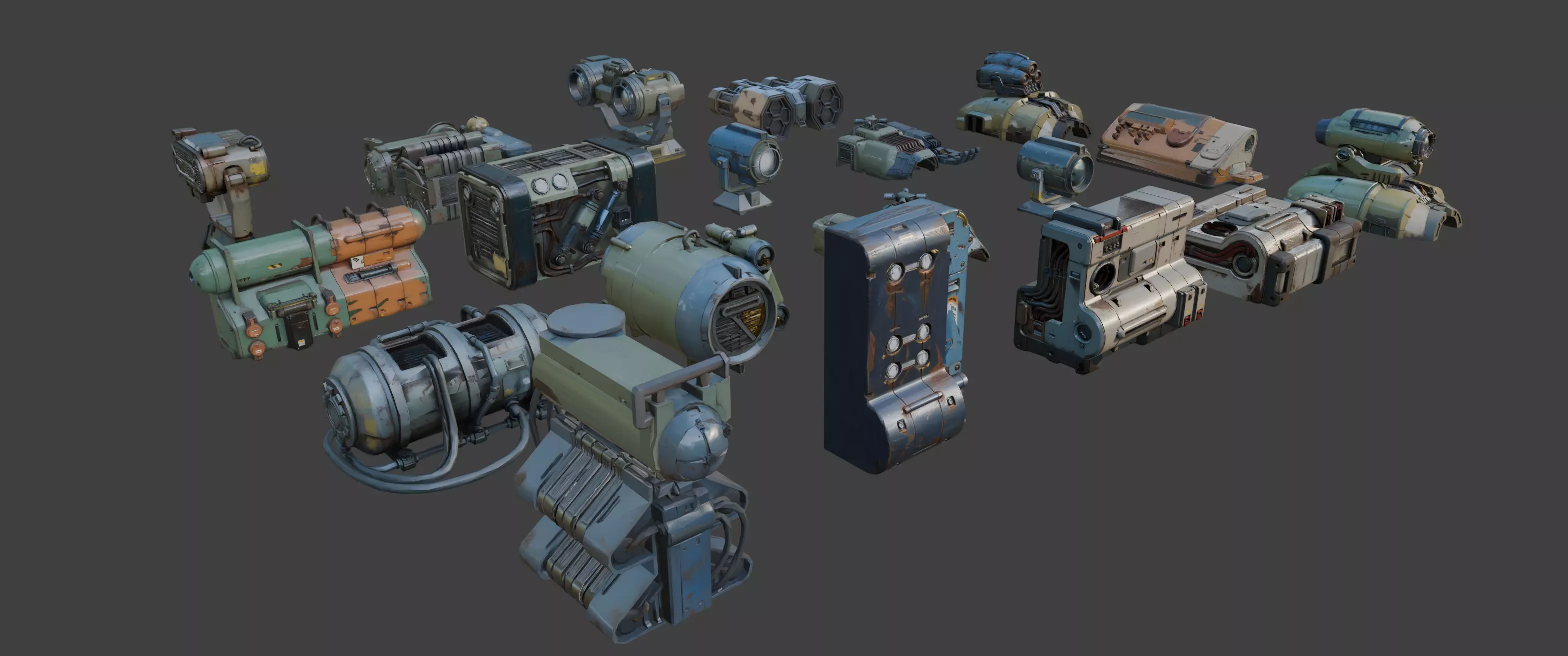 asset pack 2 3D model