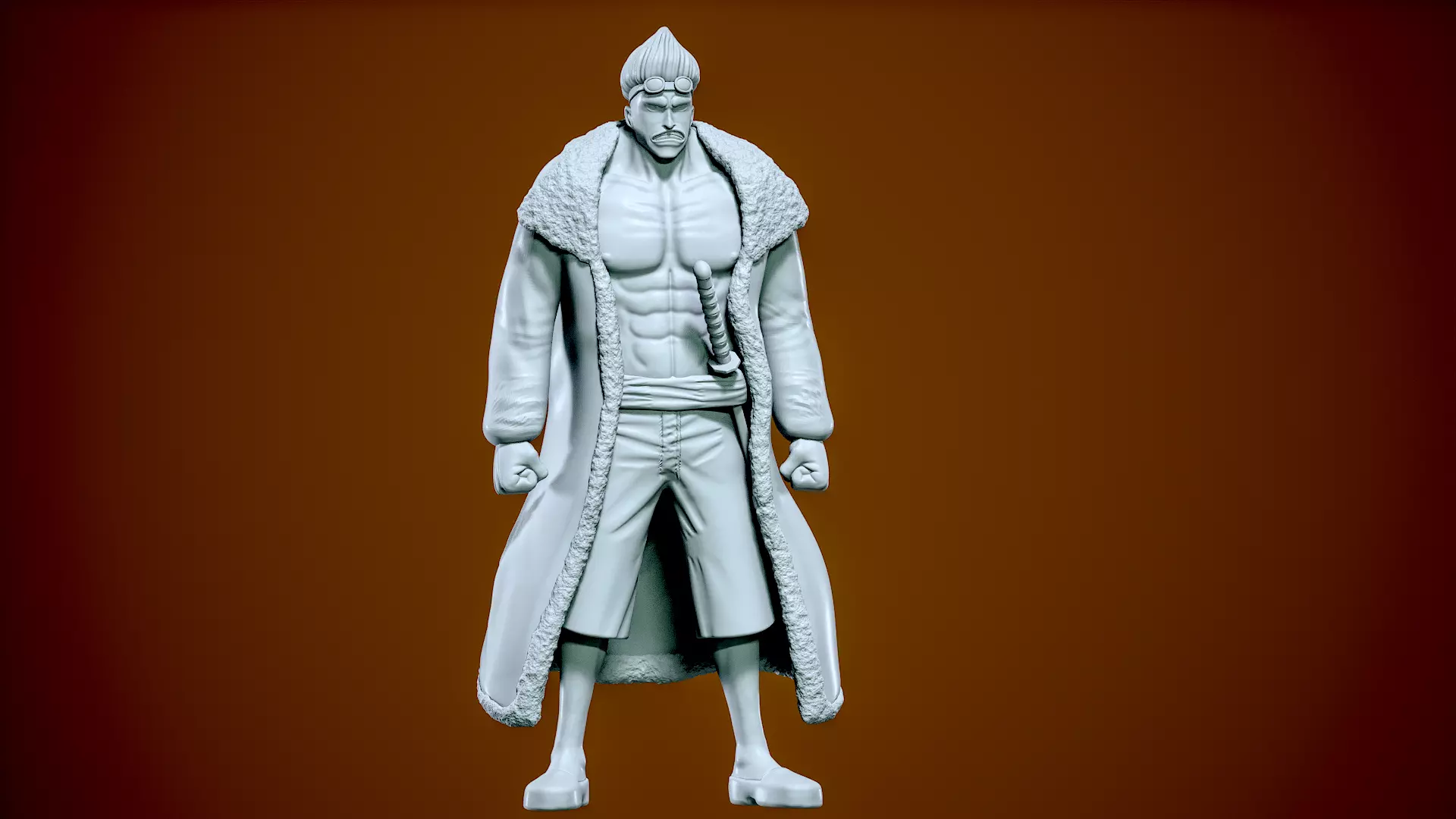 Taro - Roger Pirates - One piece 3D print model