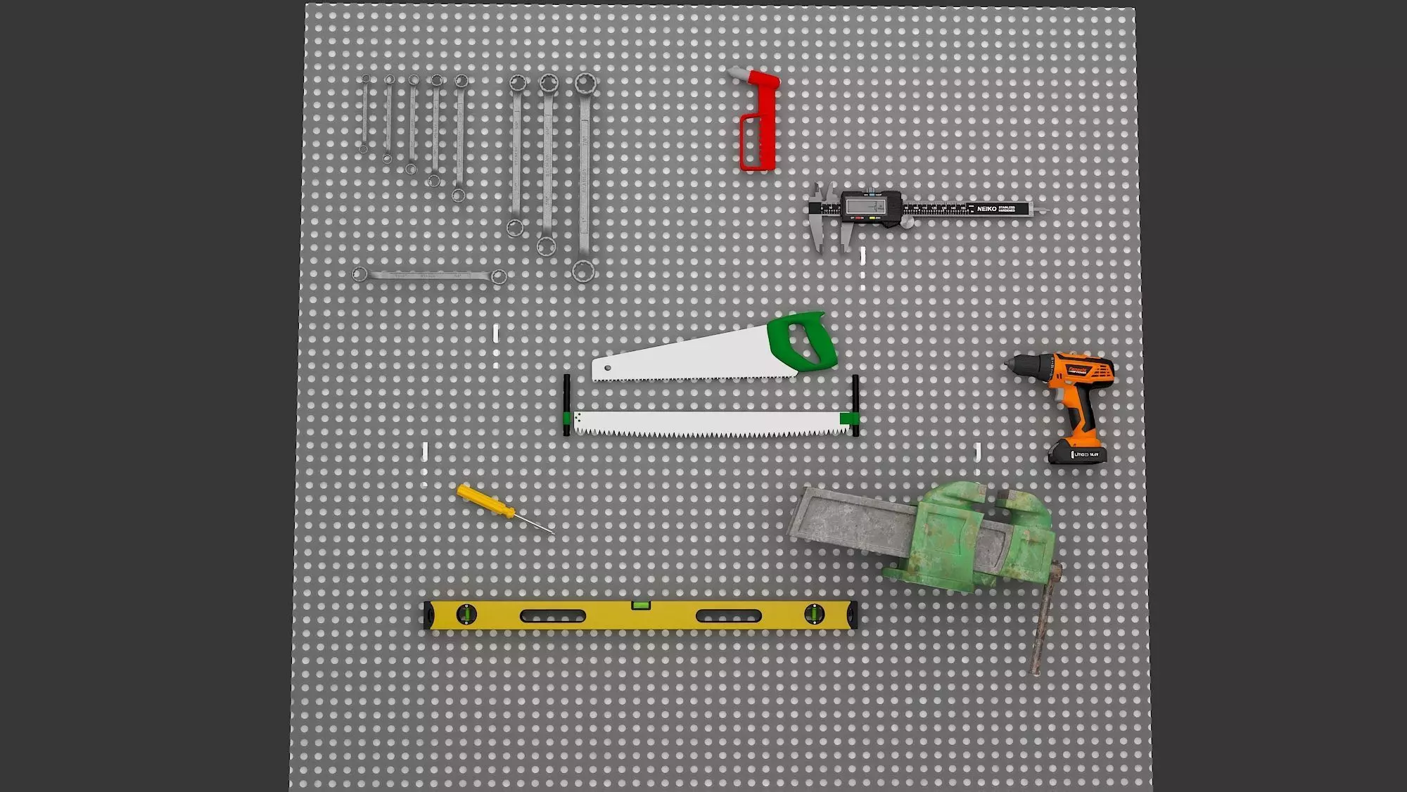 Hardware tool set 3D model
