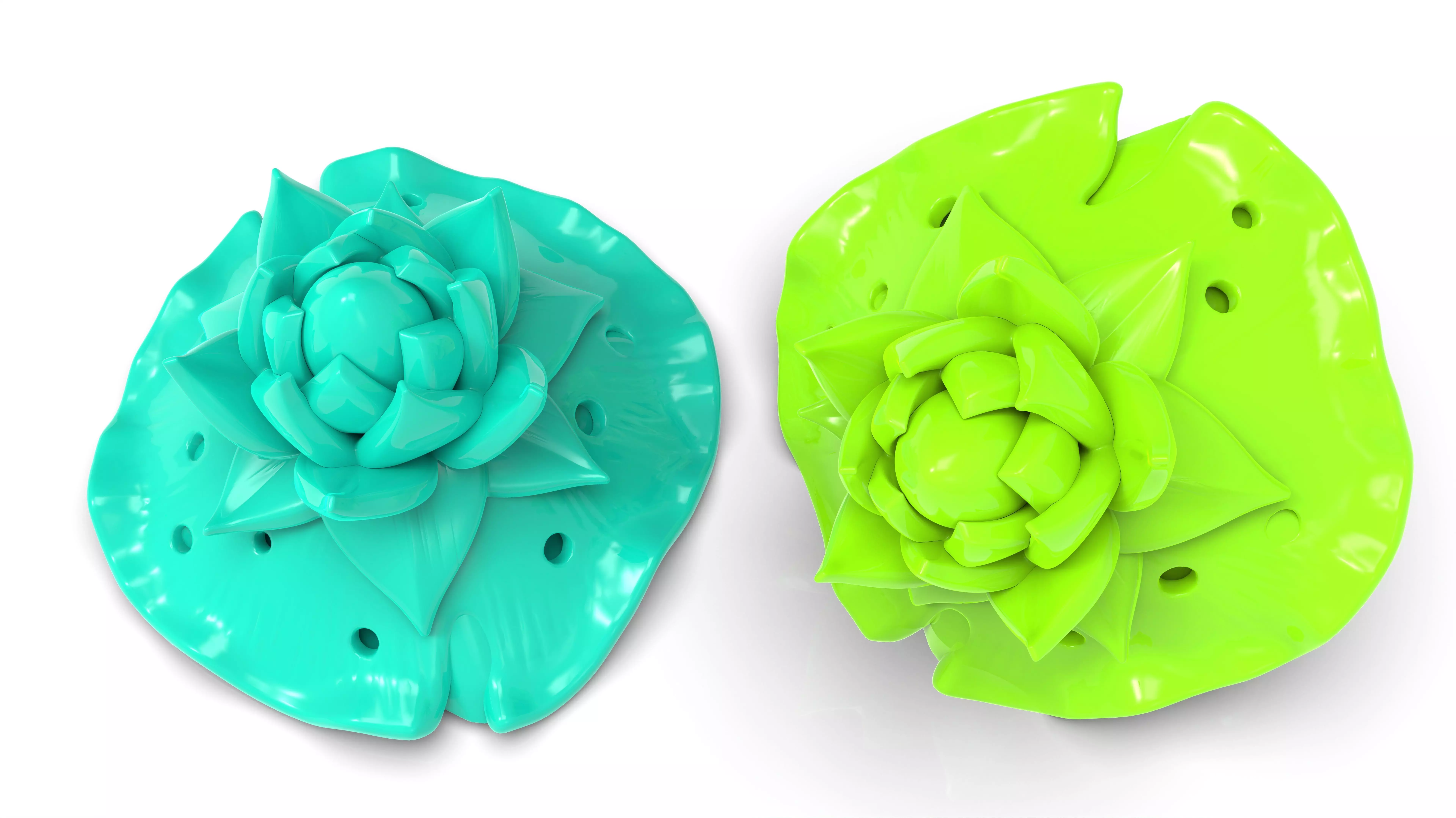 STANDALONE LOTUS FLOWER PRINT READY 3D MODEL 3D print model
