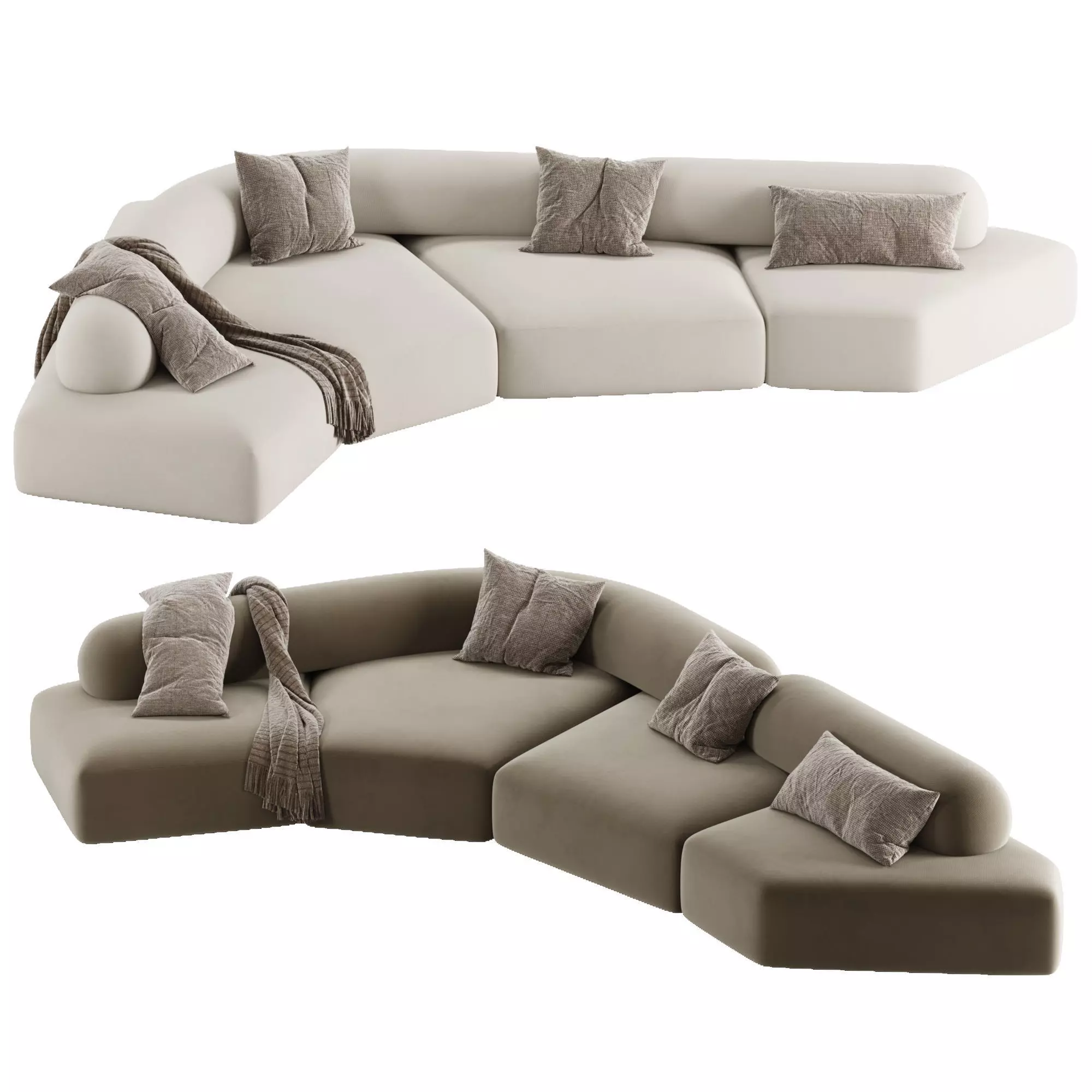 On The Rocks Sofa 3D model