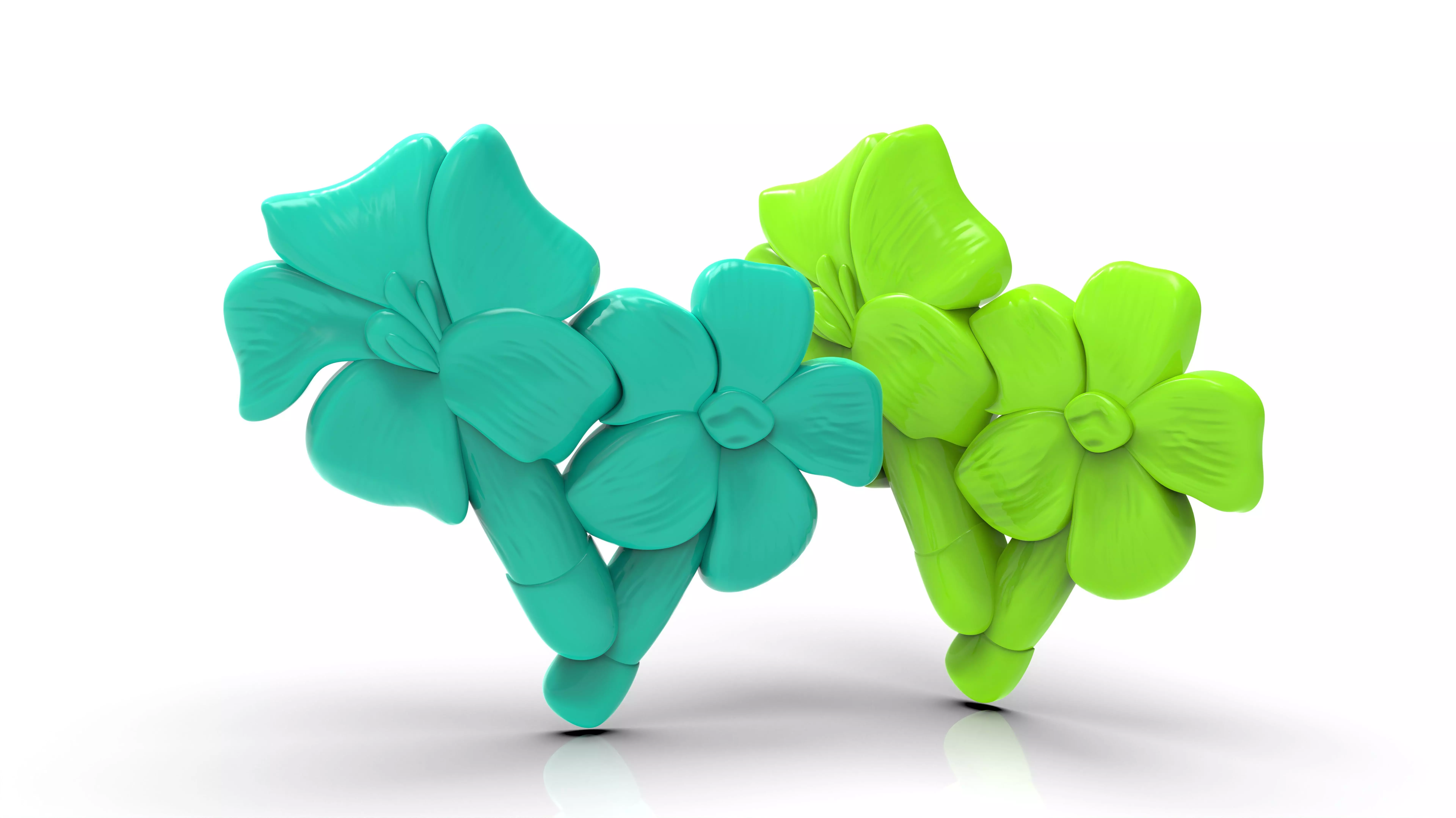 STANDALONE BLOSSOM FLOWER PRINT READY 3D MODEL 3D print model