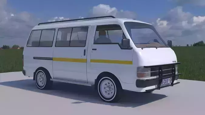 Minibus Taxi SA 3D model