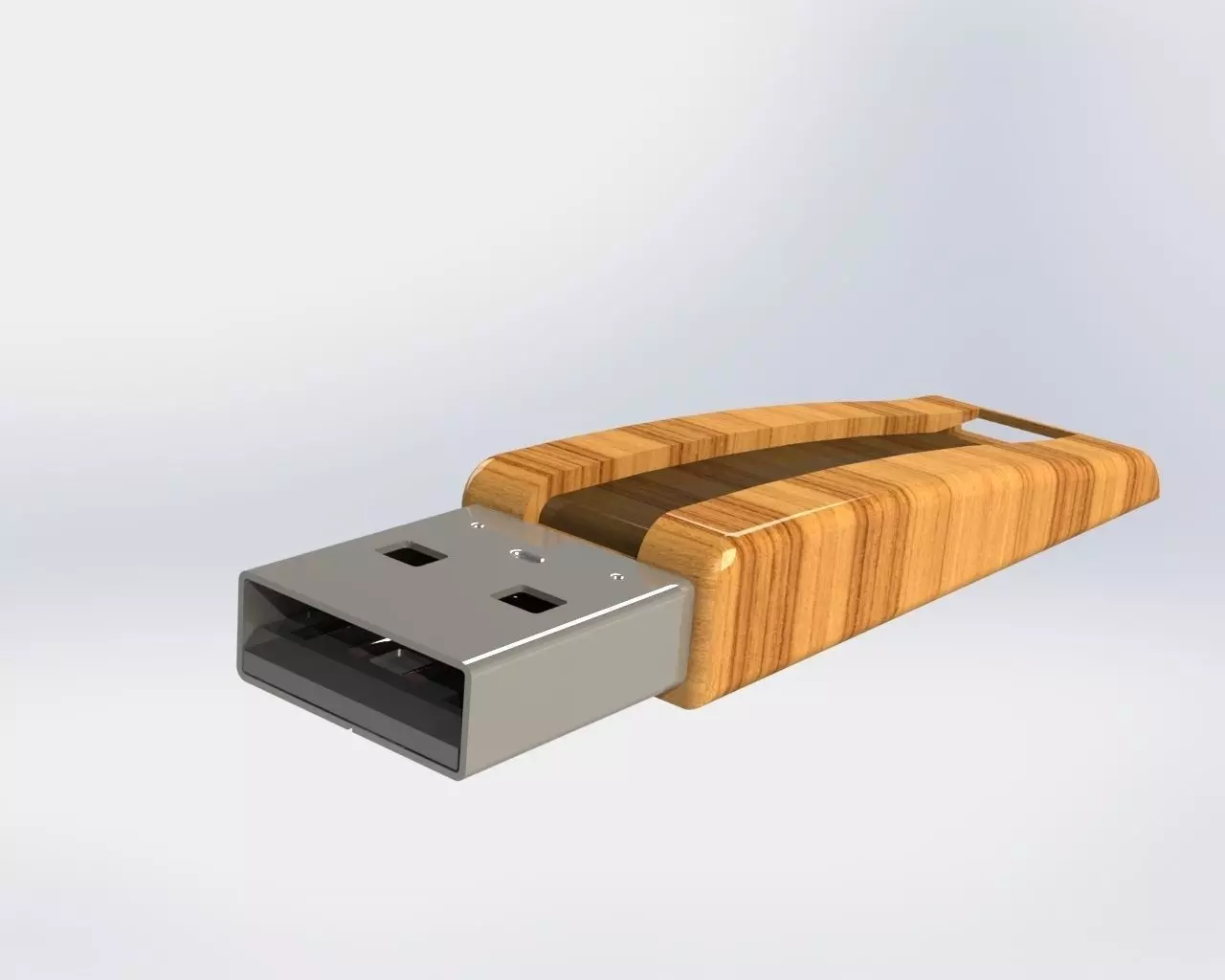 Decorative USB Cover UNN 3D model_0