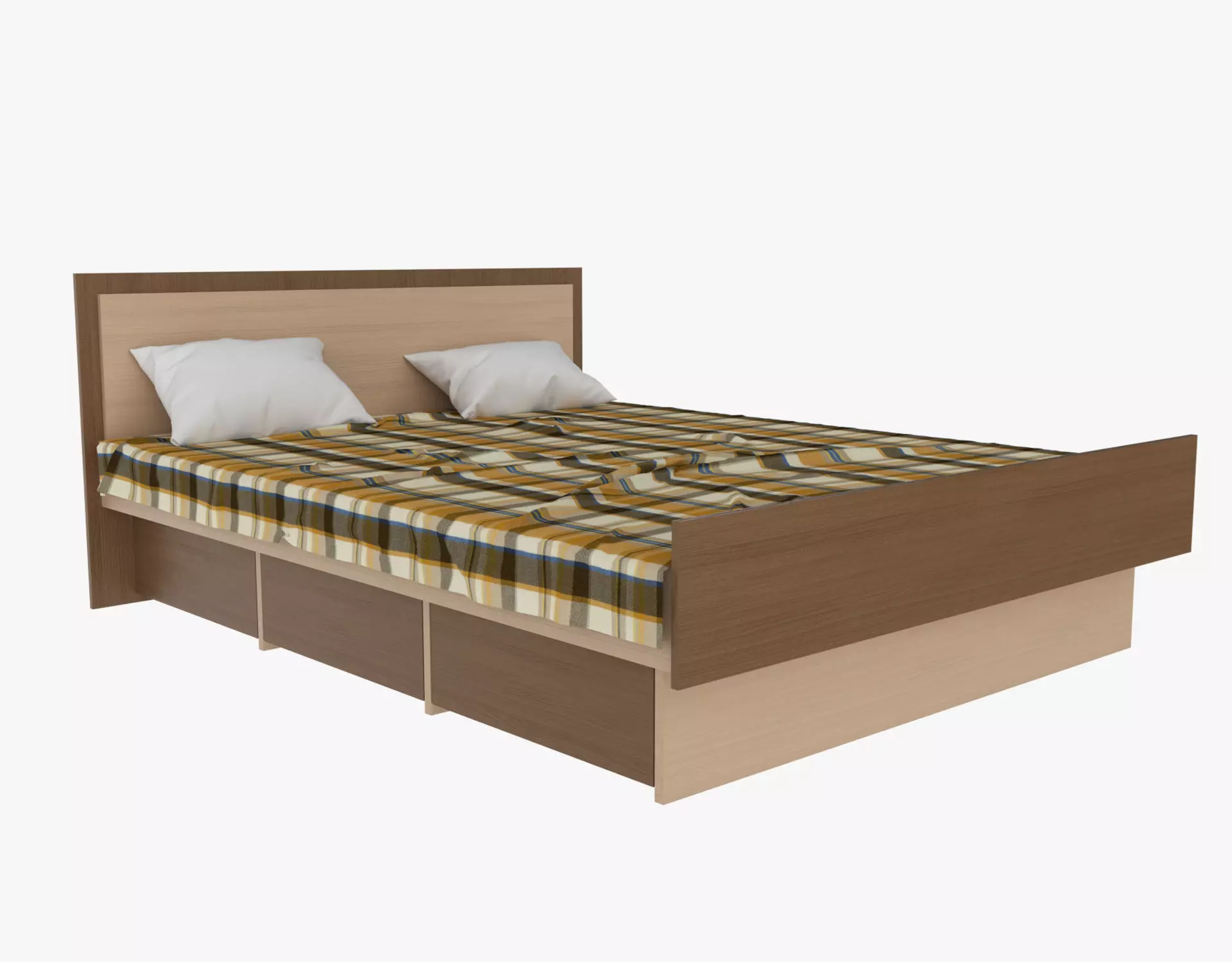 Bed 3ds Free 3D model
