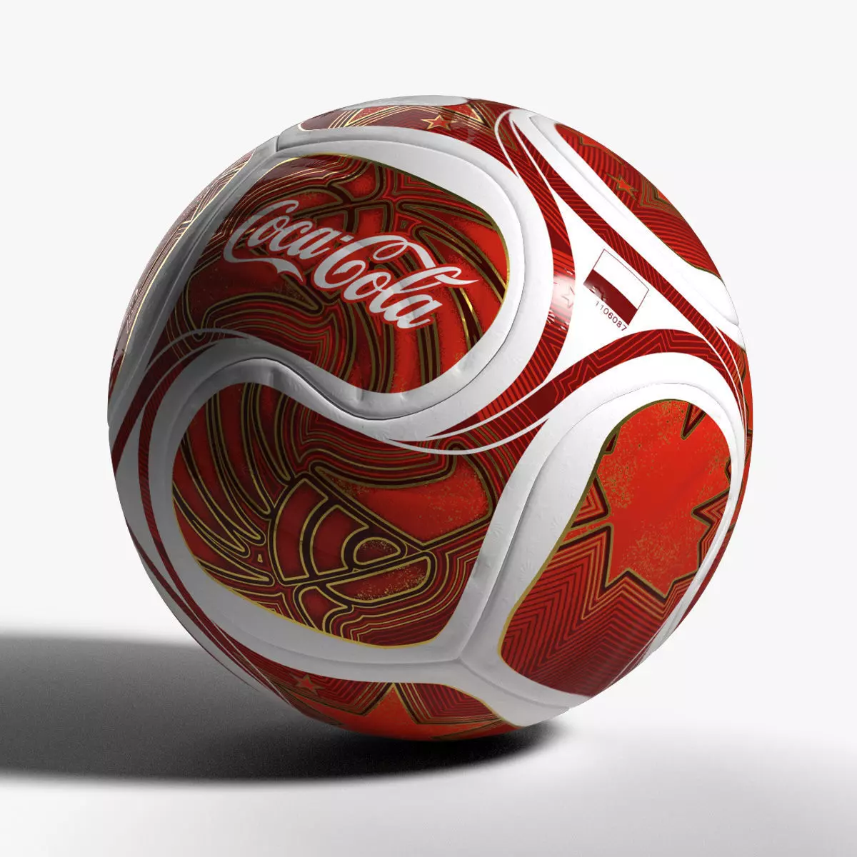 Adidas Coca-Cola Trionda 2026 World Cup Ball 3D model