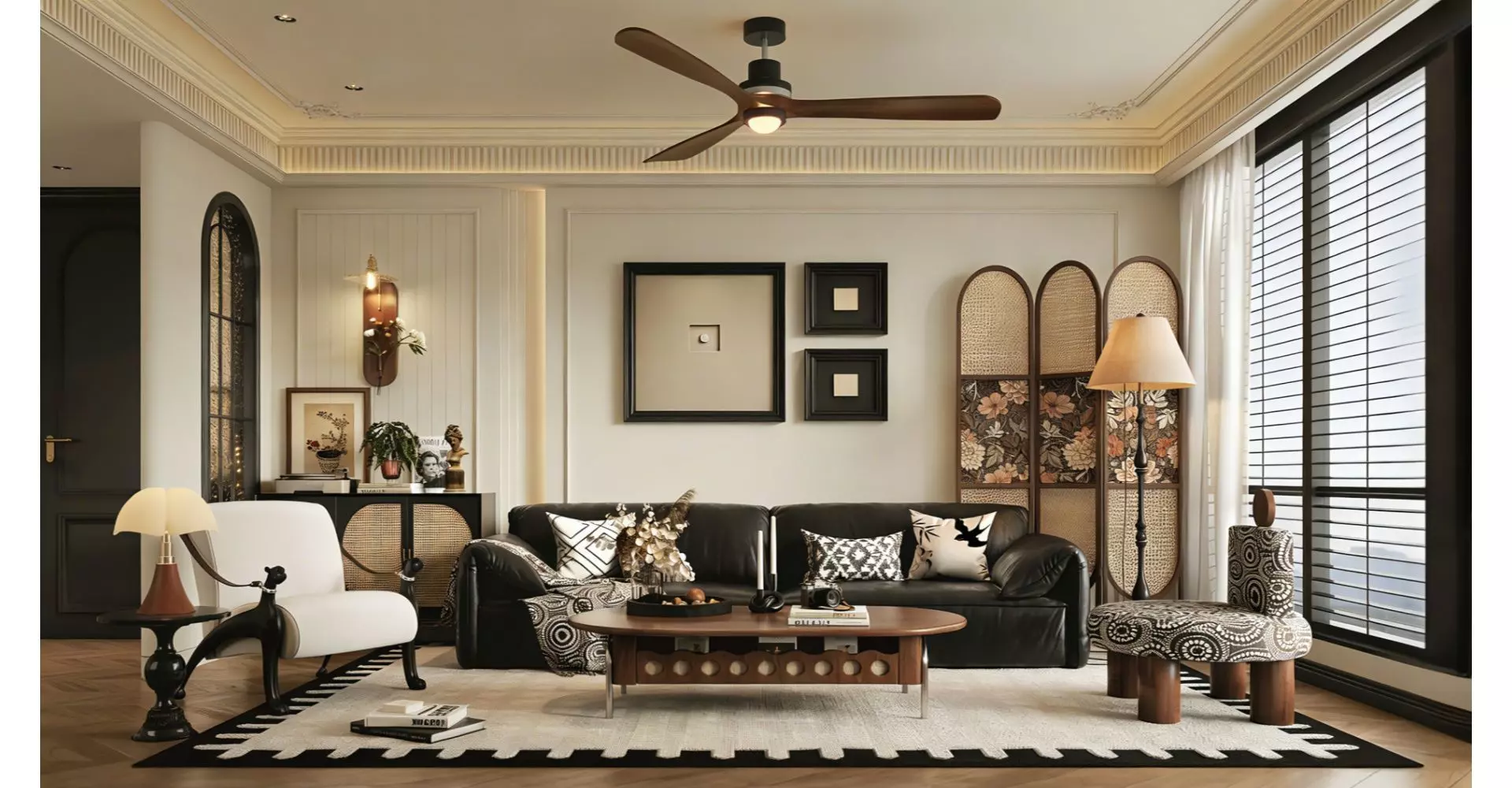 Mid-Century Modern Living Room 3D model