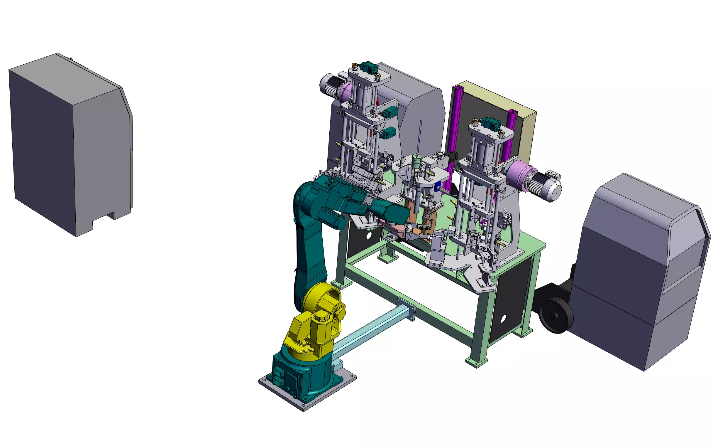 Robotic automatic welding machine 3D model