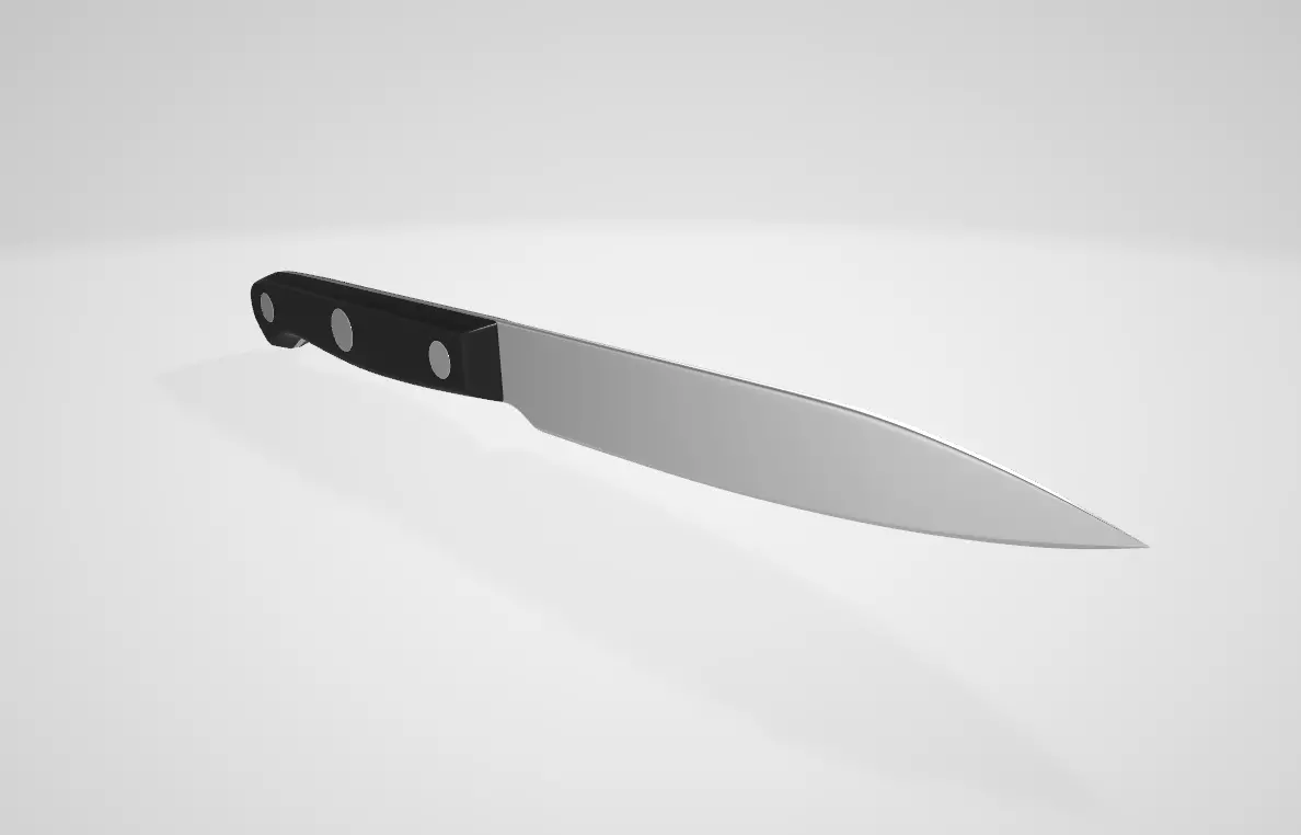 Paring Vegetable knife Zwilling JAHenckels Gourmet Low-poly 3D model