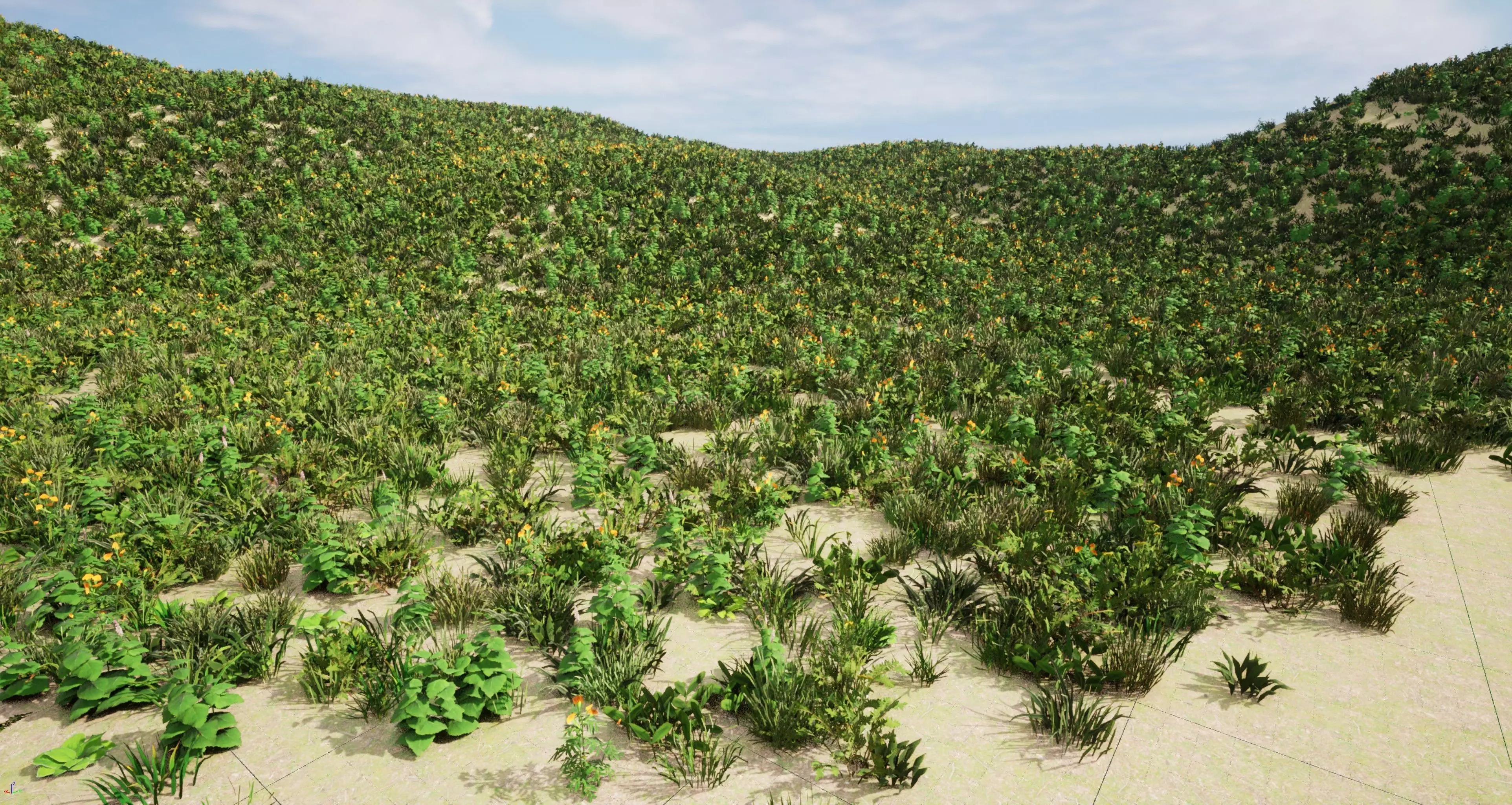 Realistic Meadow Grass Pack - Game Ready Foliage Low-poly 3D model