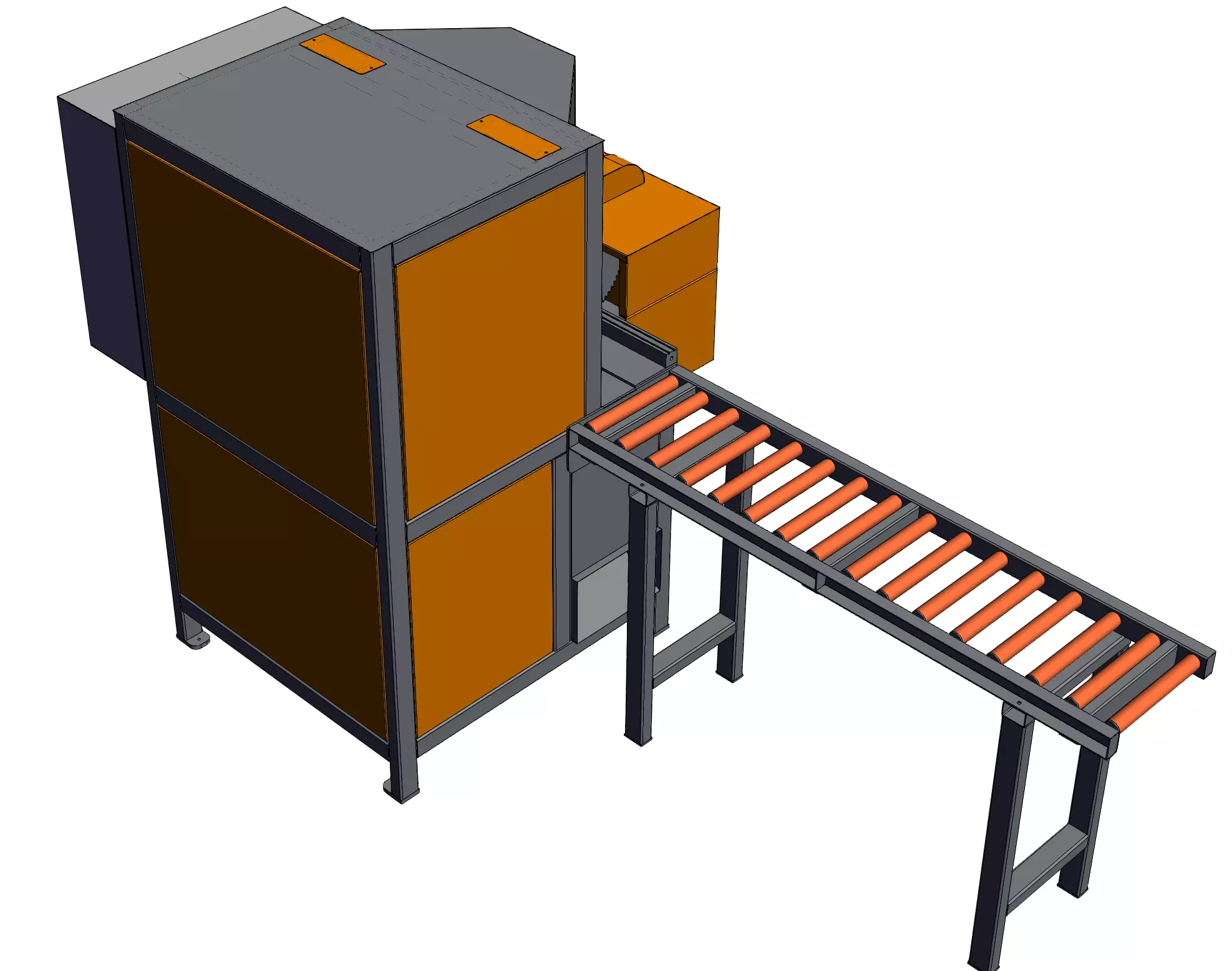 45-degree aluminum sawing equipment 3D model