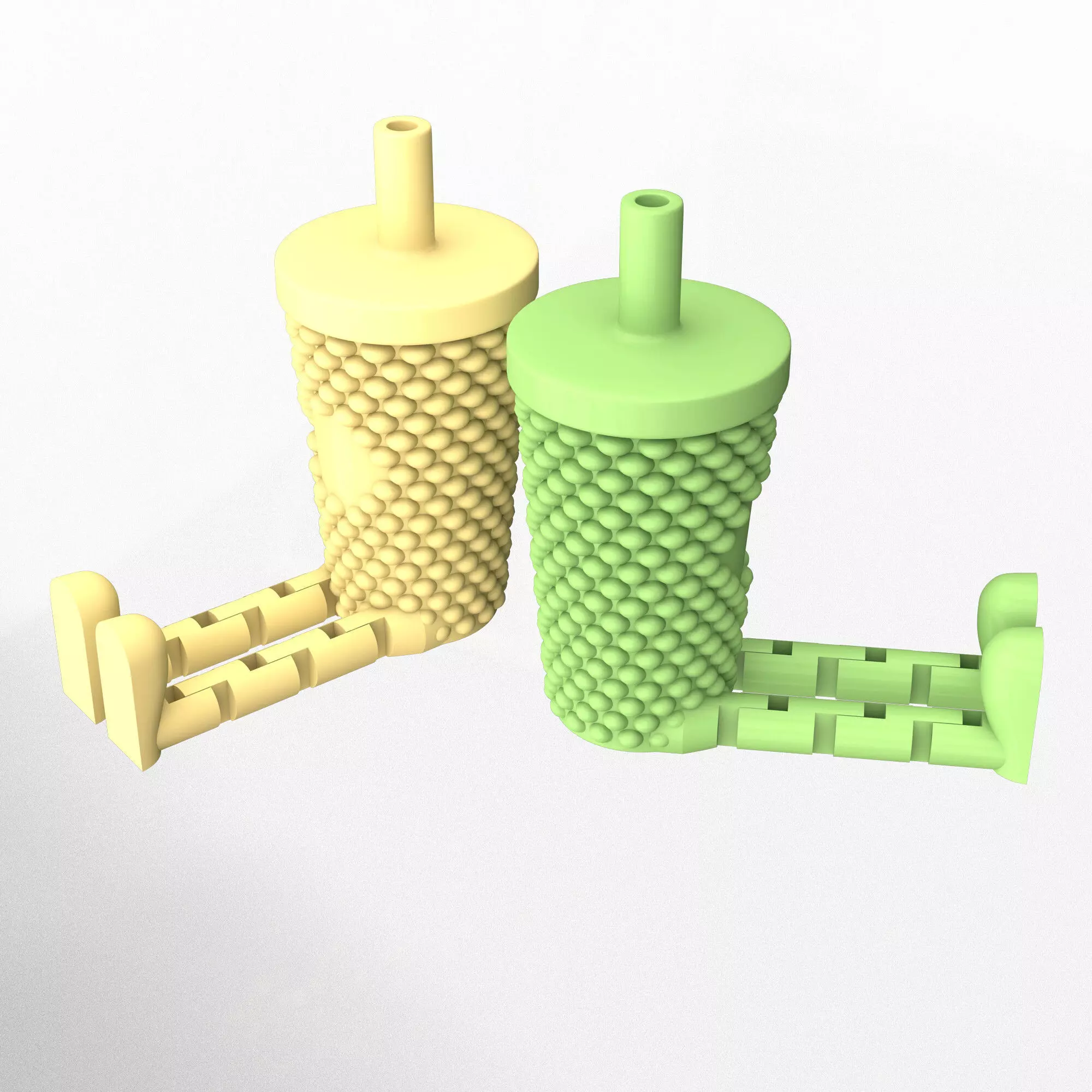 Articulated Drink Cup Free 3D print model