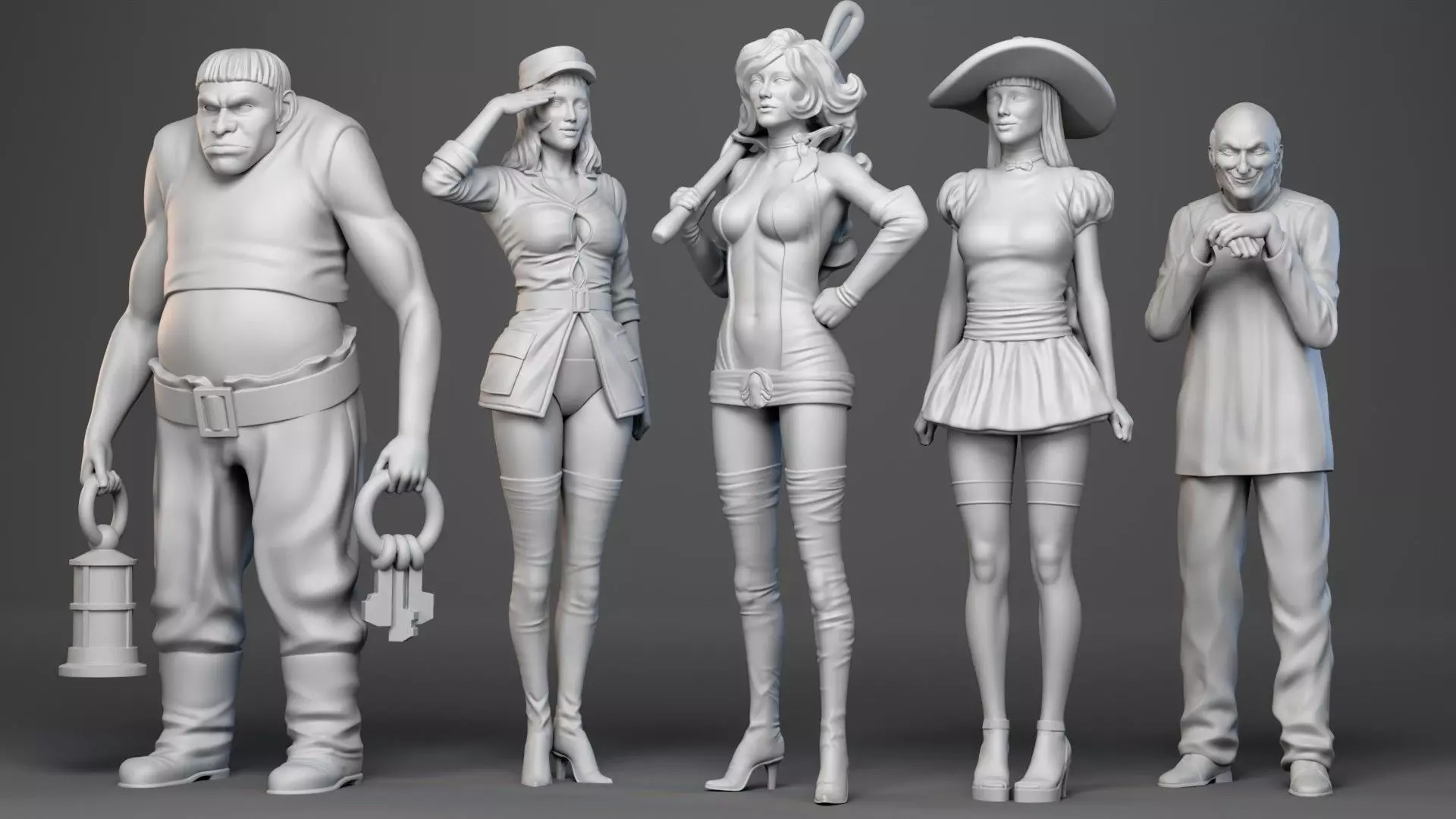 Wicked Wanda - 5 Figure Collection 3D print model