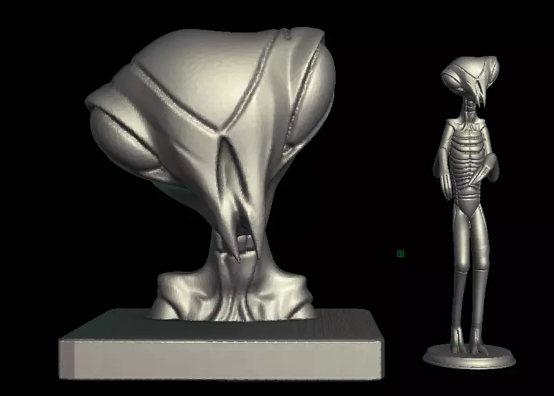 Insectoid Alien pack 3D print model
