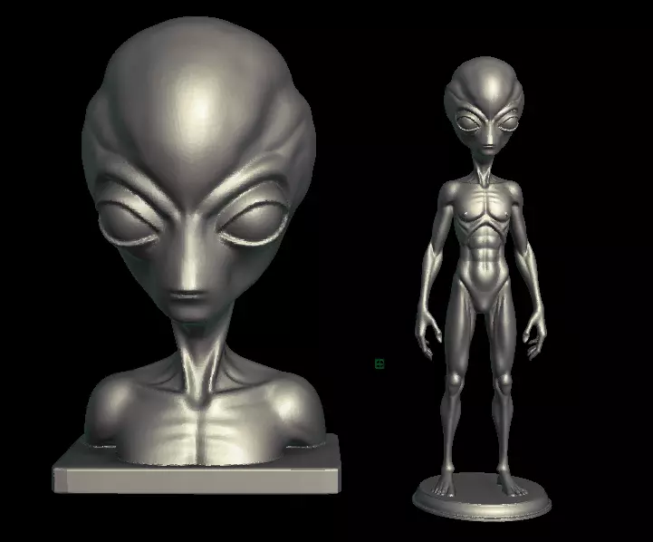 Alien from movie Intruders 3D print model