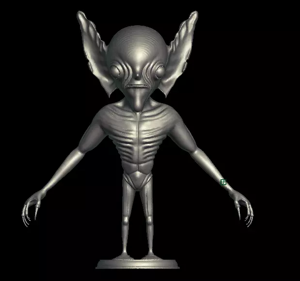 Kelly Hopkinsville goblin 3D model