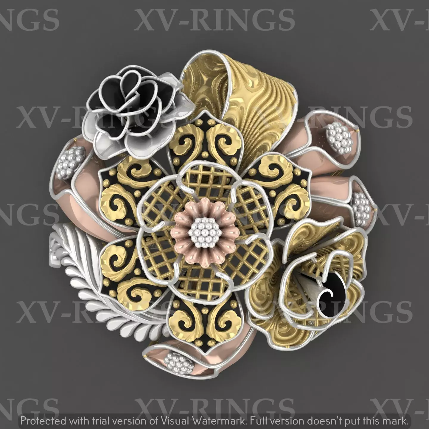 NEW TURKISH RING XV-11 3D print model