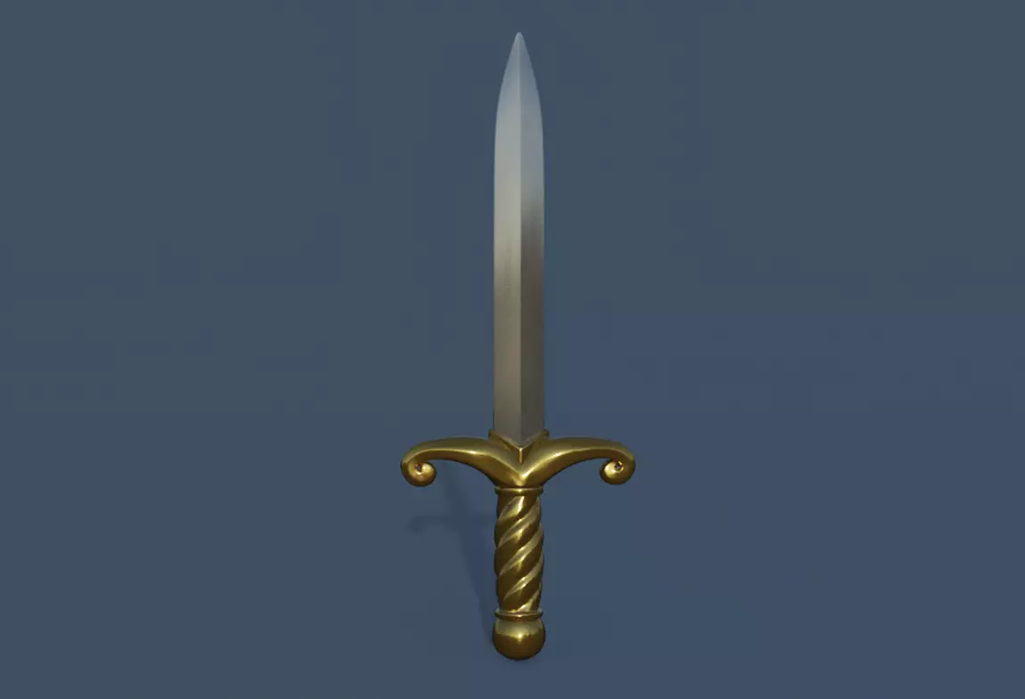 Peter Pan Dagger 3D print model