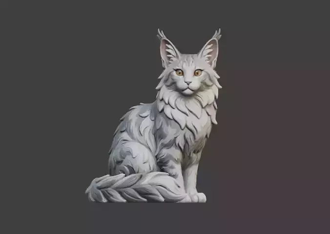 Snowveil Guardian Cat