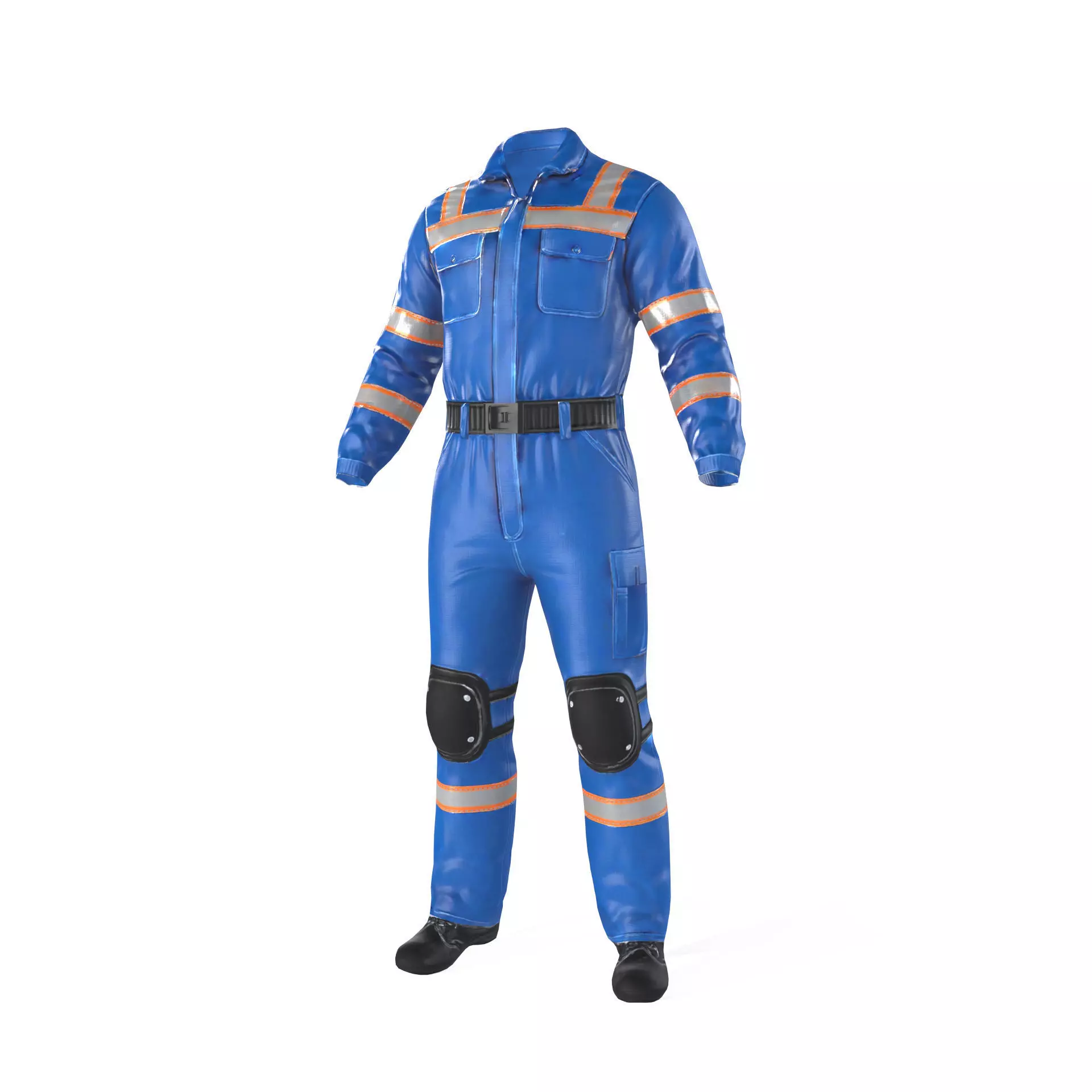 Boiler Suit- Workwear Low-poly 3D model
