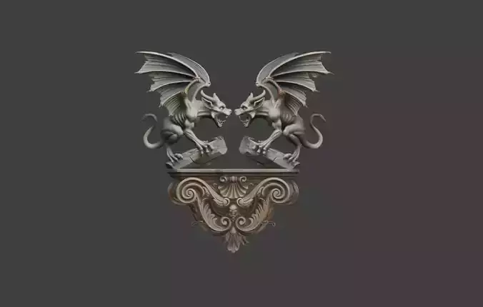 Dueling Gargoyles