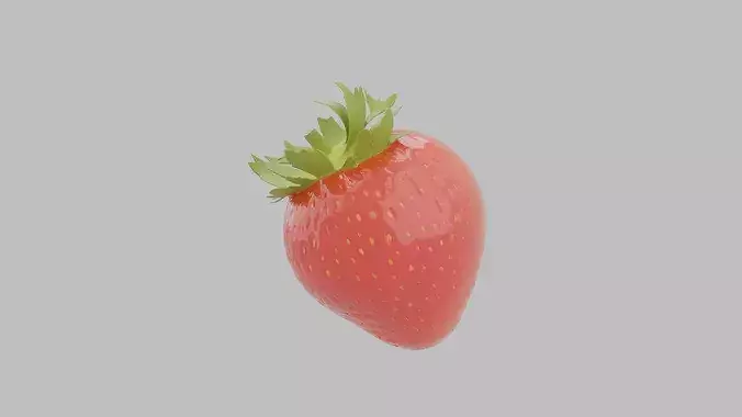 Strawberry - High Quality 3D Model