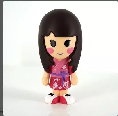 Stylized Cute Girl Character Cartoon Chibi 3D Model Low-poly 3D model