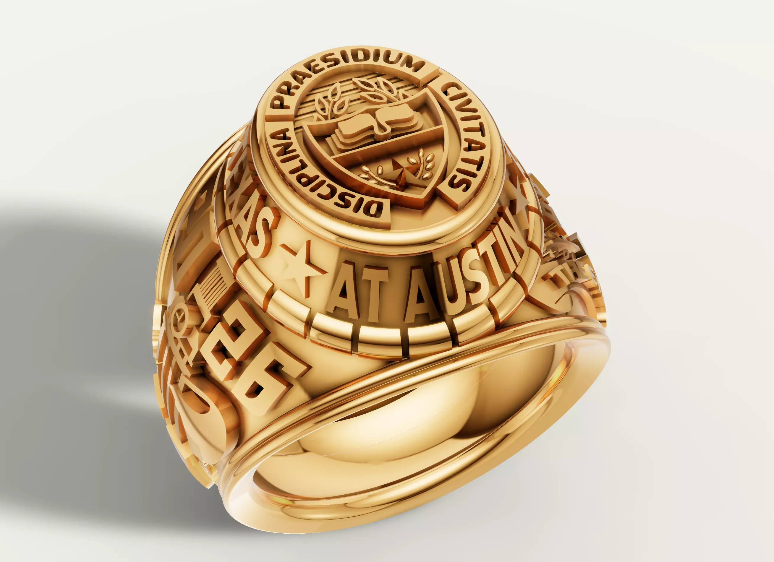 University of Texas at Austin Class Ring 2026 3D print model