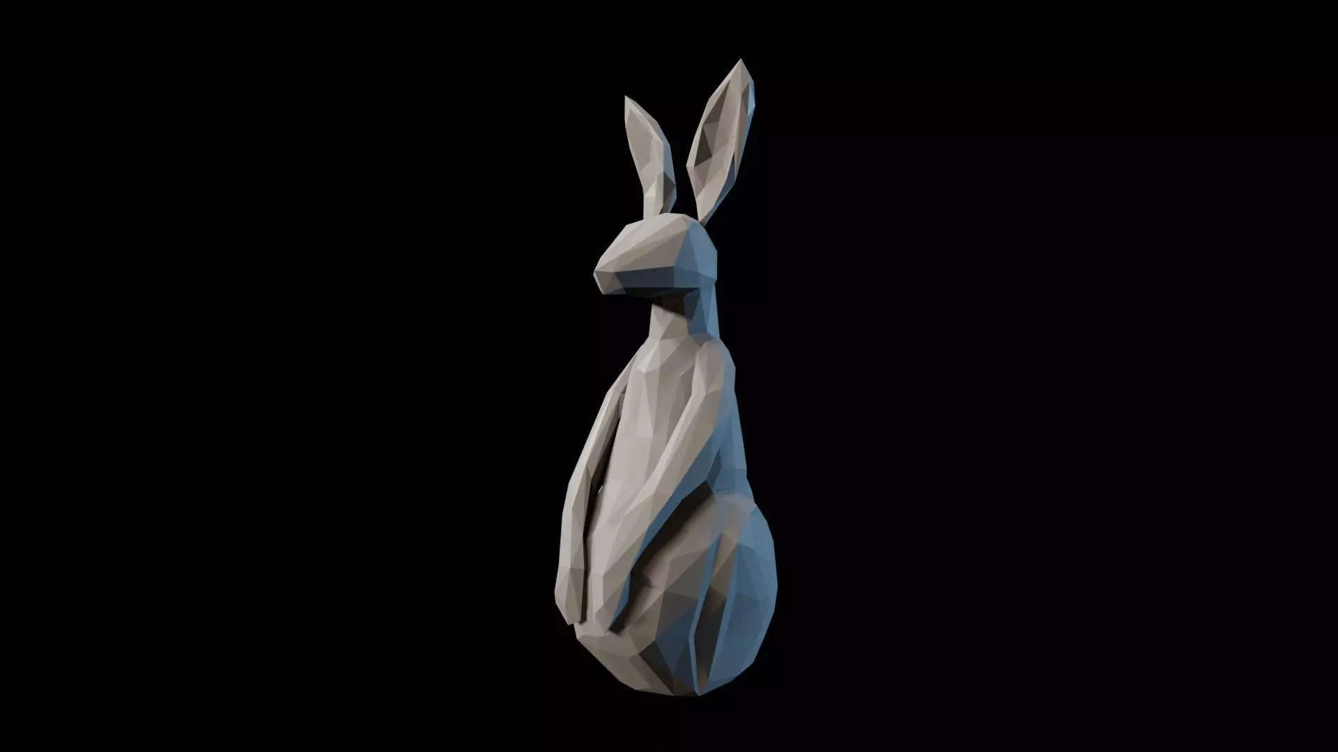 Kangaroo Figurine 45mm Solid 3D Print Ready STL 3D print model