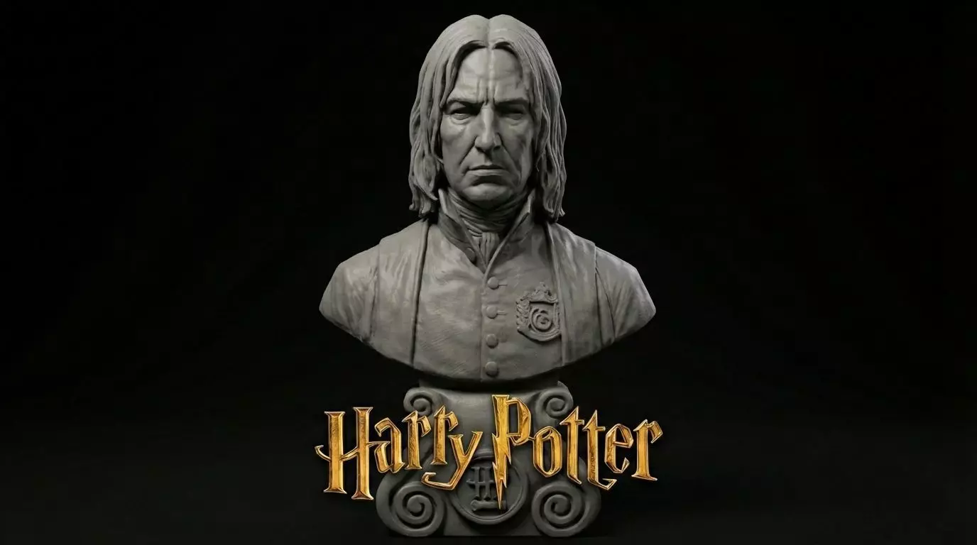 Bust Severus Snape Harry Potter 3D print model