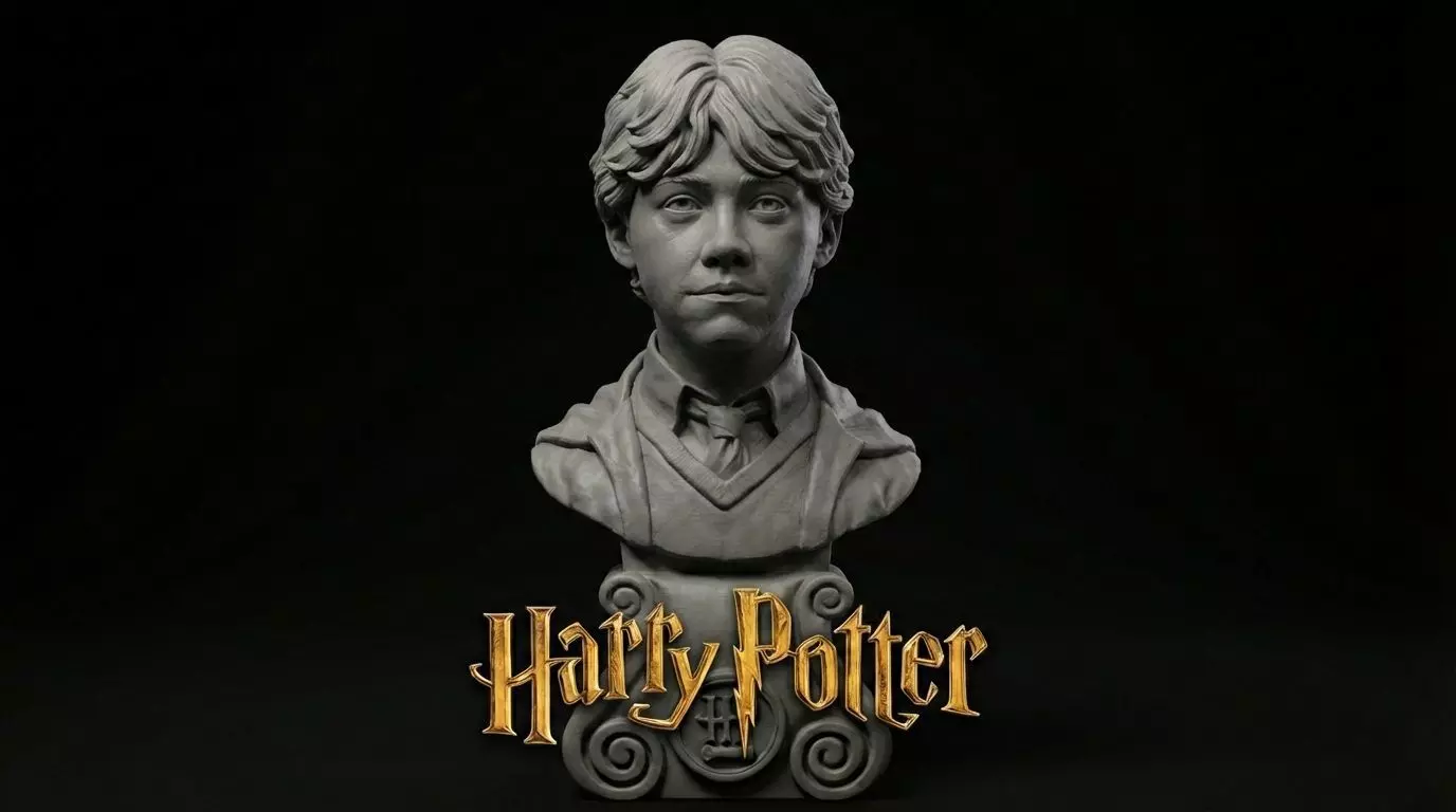 Bust Ron Weasley Harry Potter 3D print model
