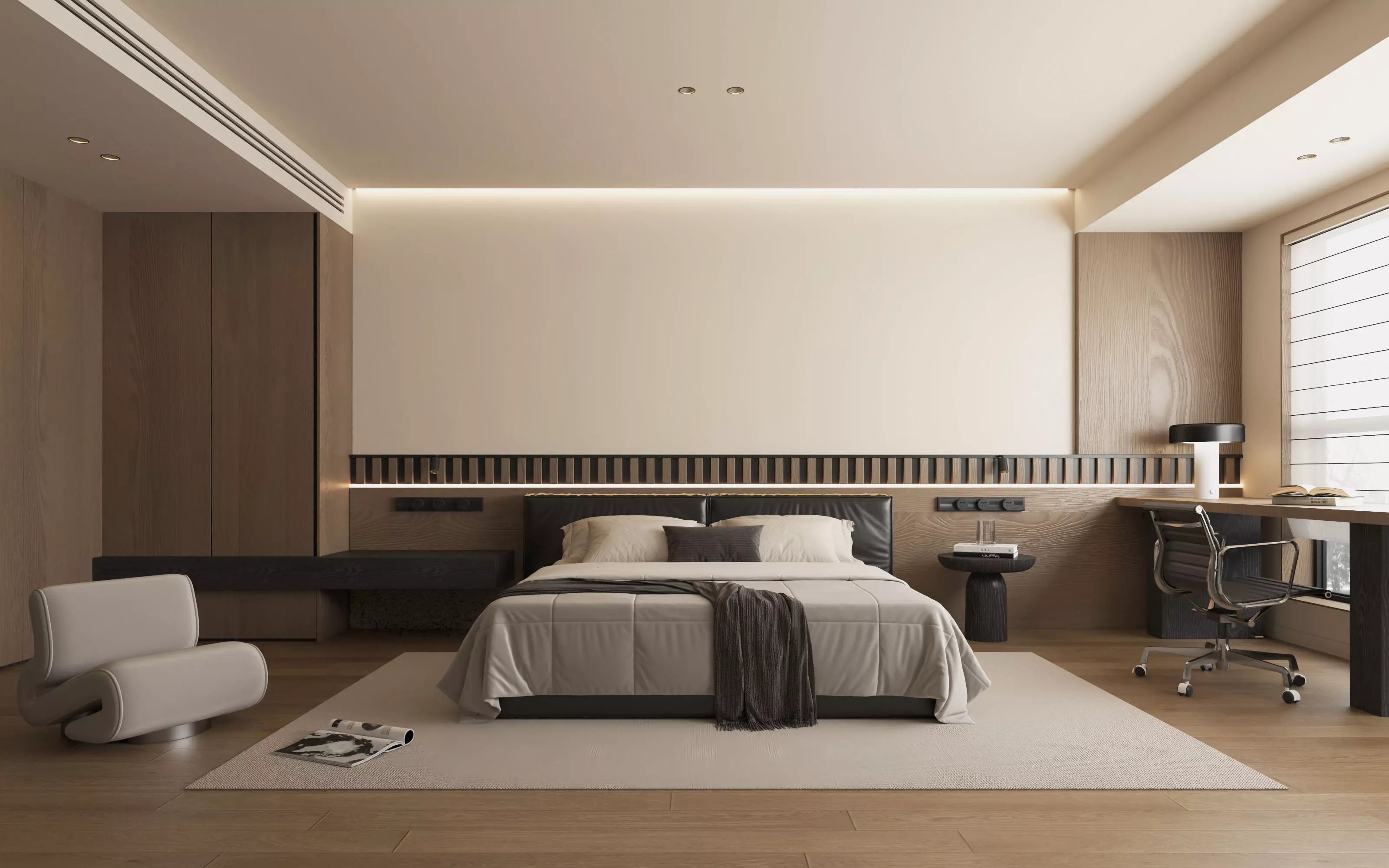 Bedroom interior scenes 3D model