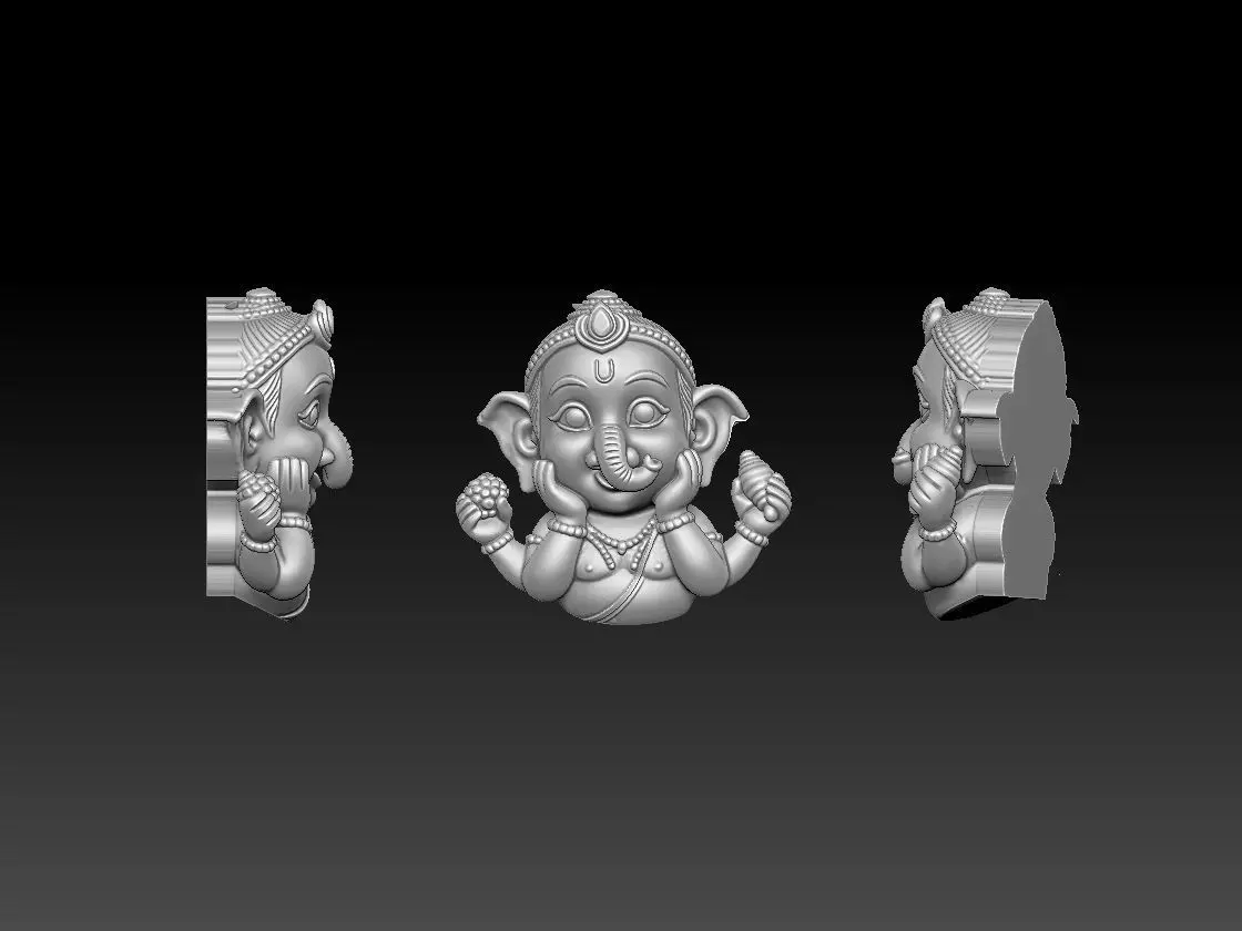 bal Ganesh 3D print model