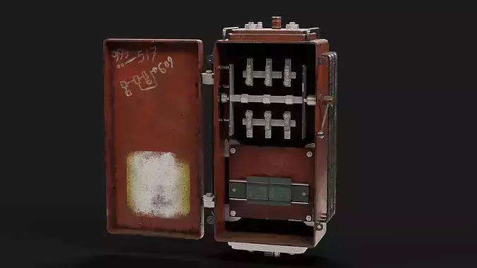 Old Industrial Electric Box - 02