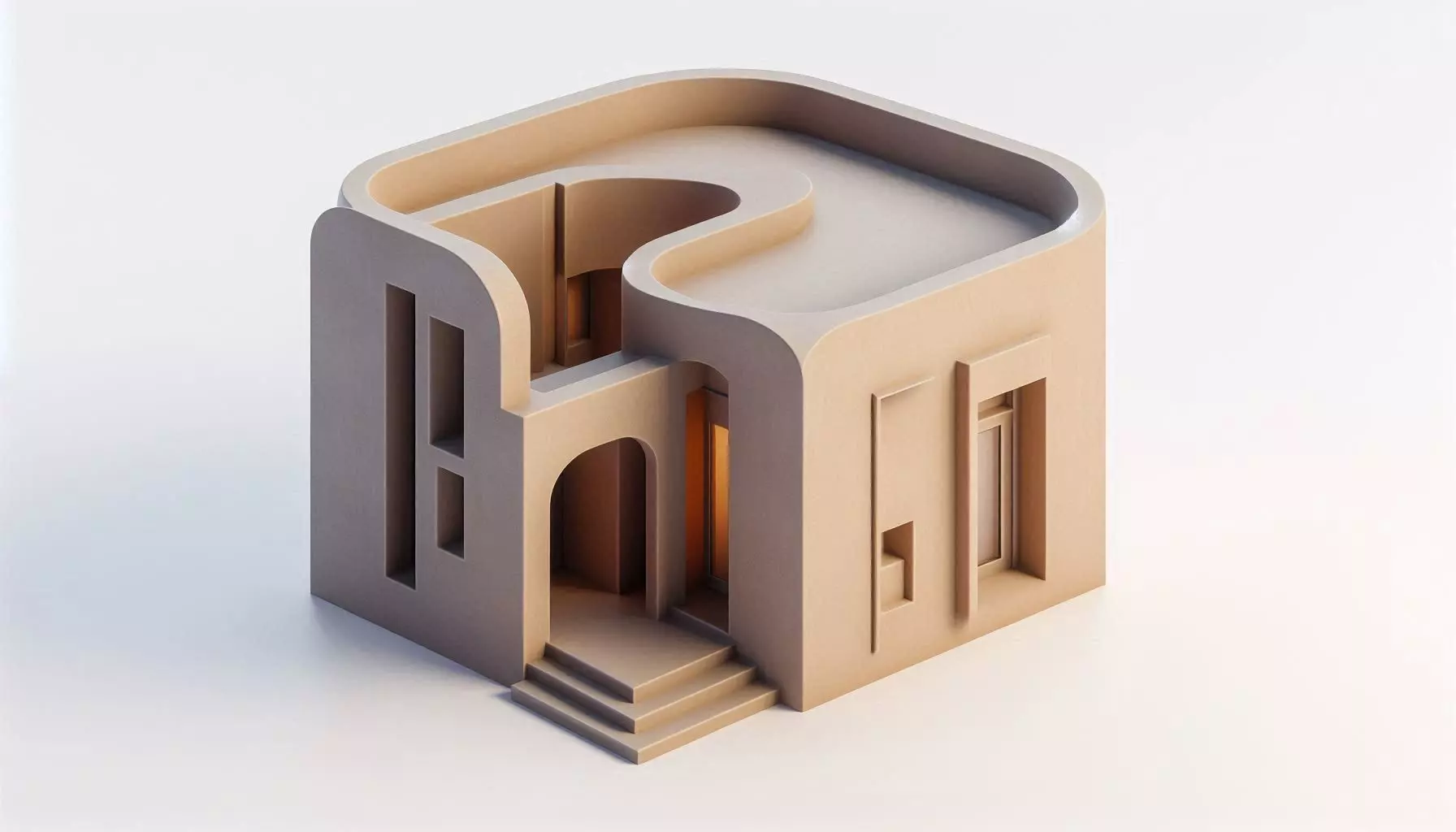 Abandoned House 3D Printable Model 3D print model