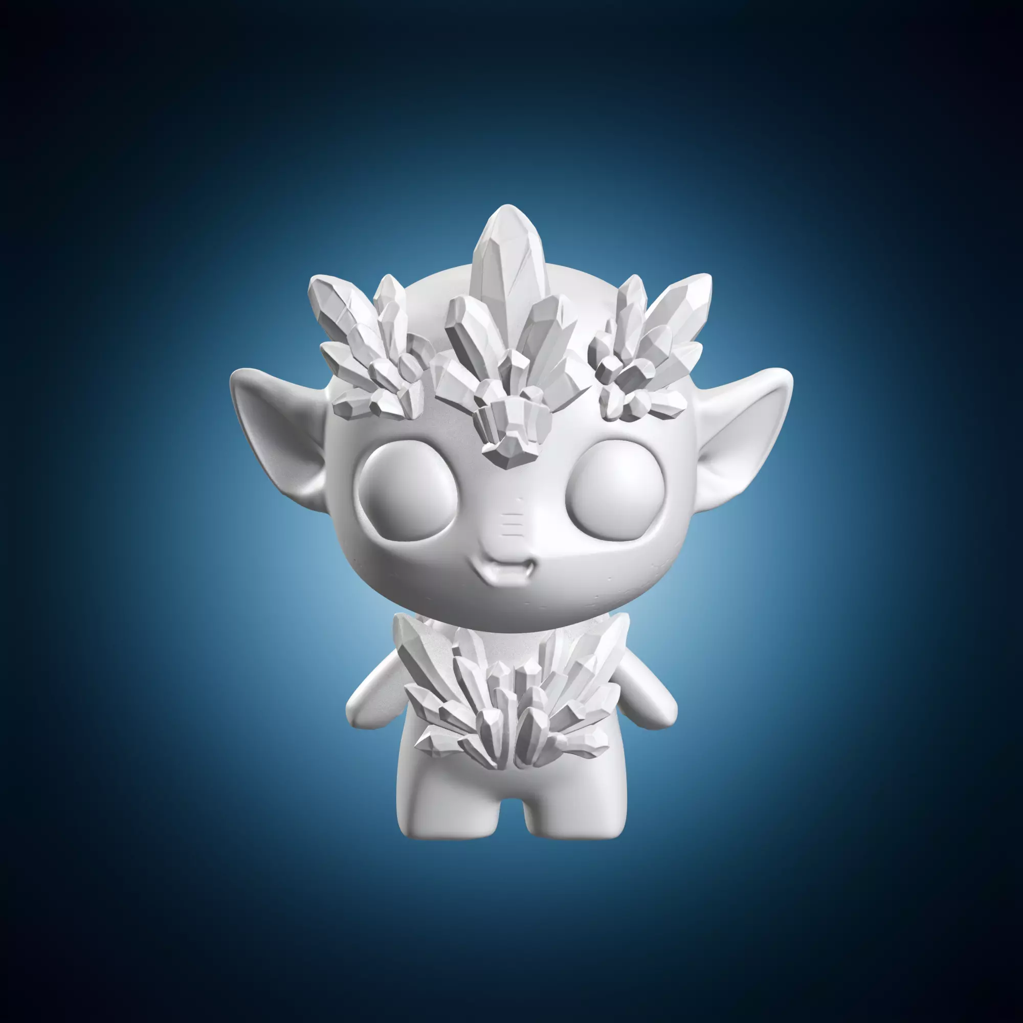 Crystal Funko Pop Sculpture 3D print model