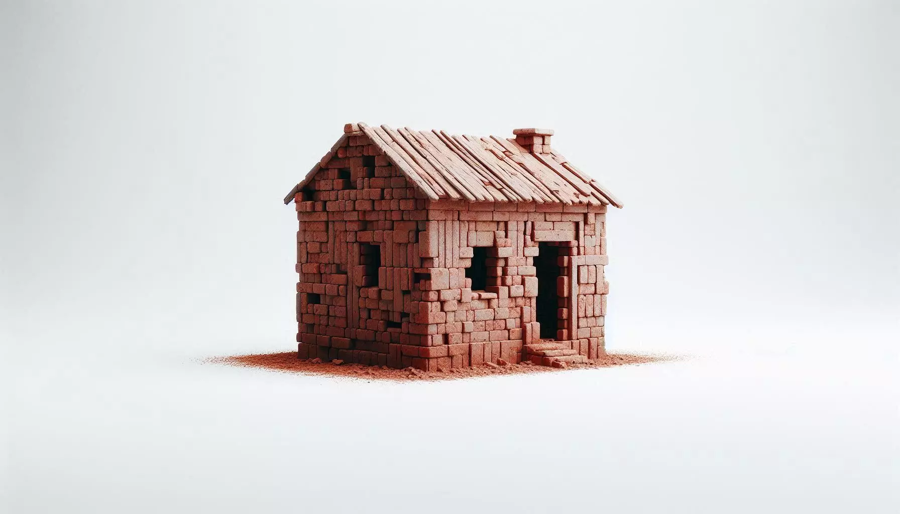 Abandoned House 3D Printable Model 3D print model
