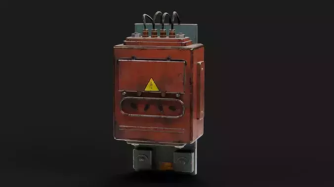 Old Industrial Electric Box - 01