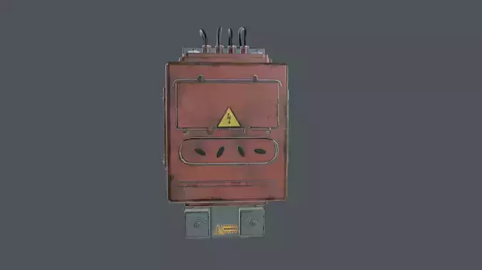 Old Industrial Electric Box - Vol 01