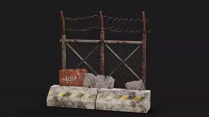 Apocalyptic Fence Wall - 02